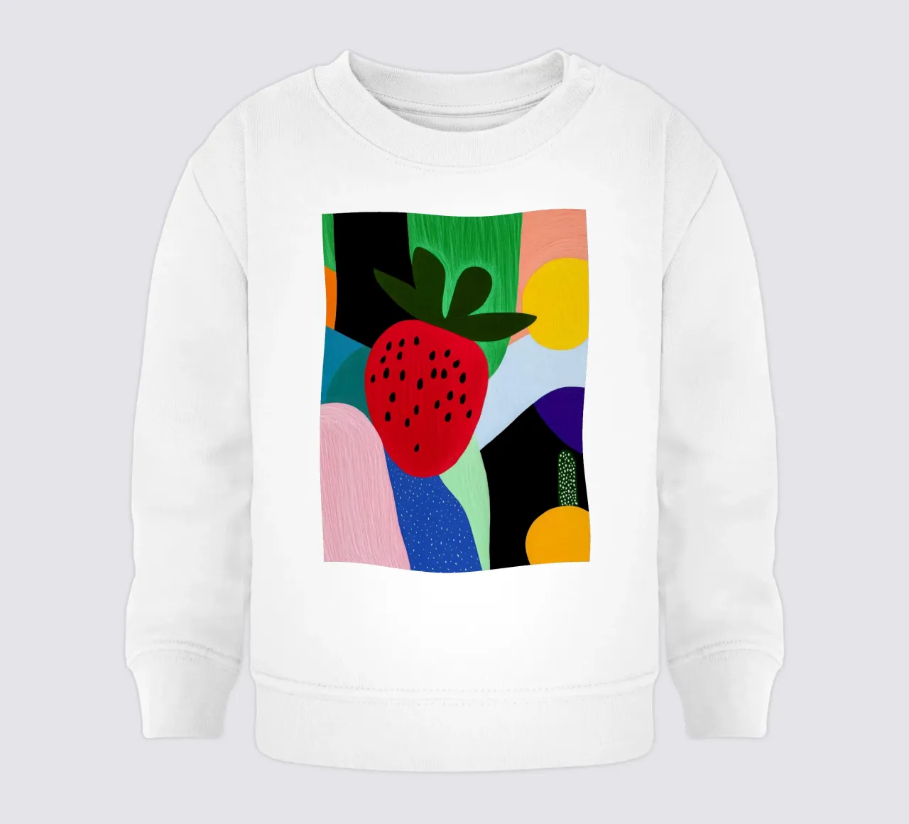 Fraise Estivale felpa neonato da Pop and Fruits - Affiches & posters