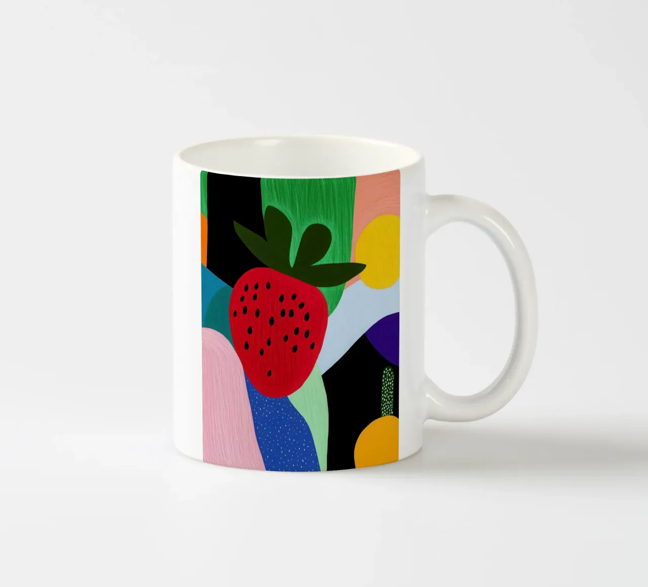 Fraise Estivale tazza in ceramica da Pop and Fruits - Affiches & posters