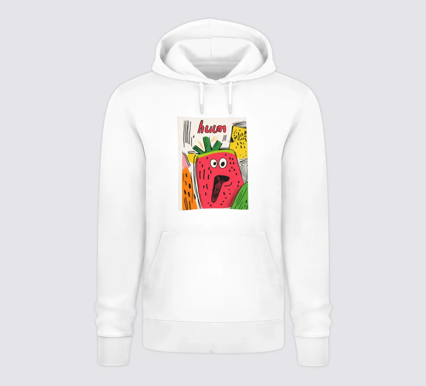 Hum Wassermelone Hoodie von Pop and Fruits - Affiches & posters