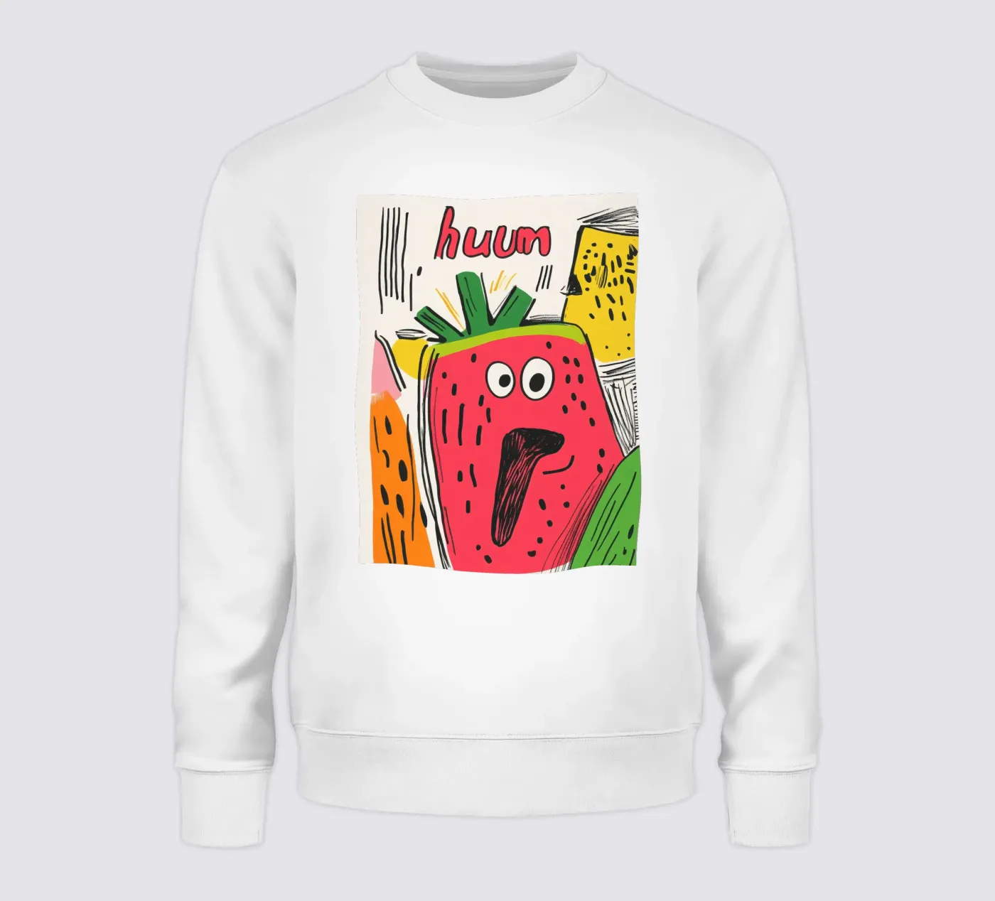 Hum Pastèque sweat de Pop and Fruits - Affiches & posters