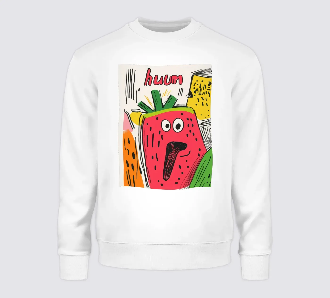 Hum Pastèque sweat de Pop and Fruits - Affiches & posters