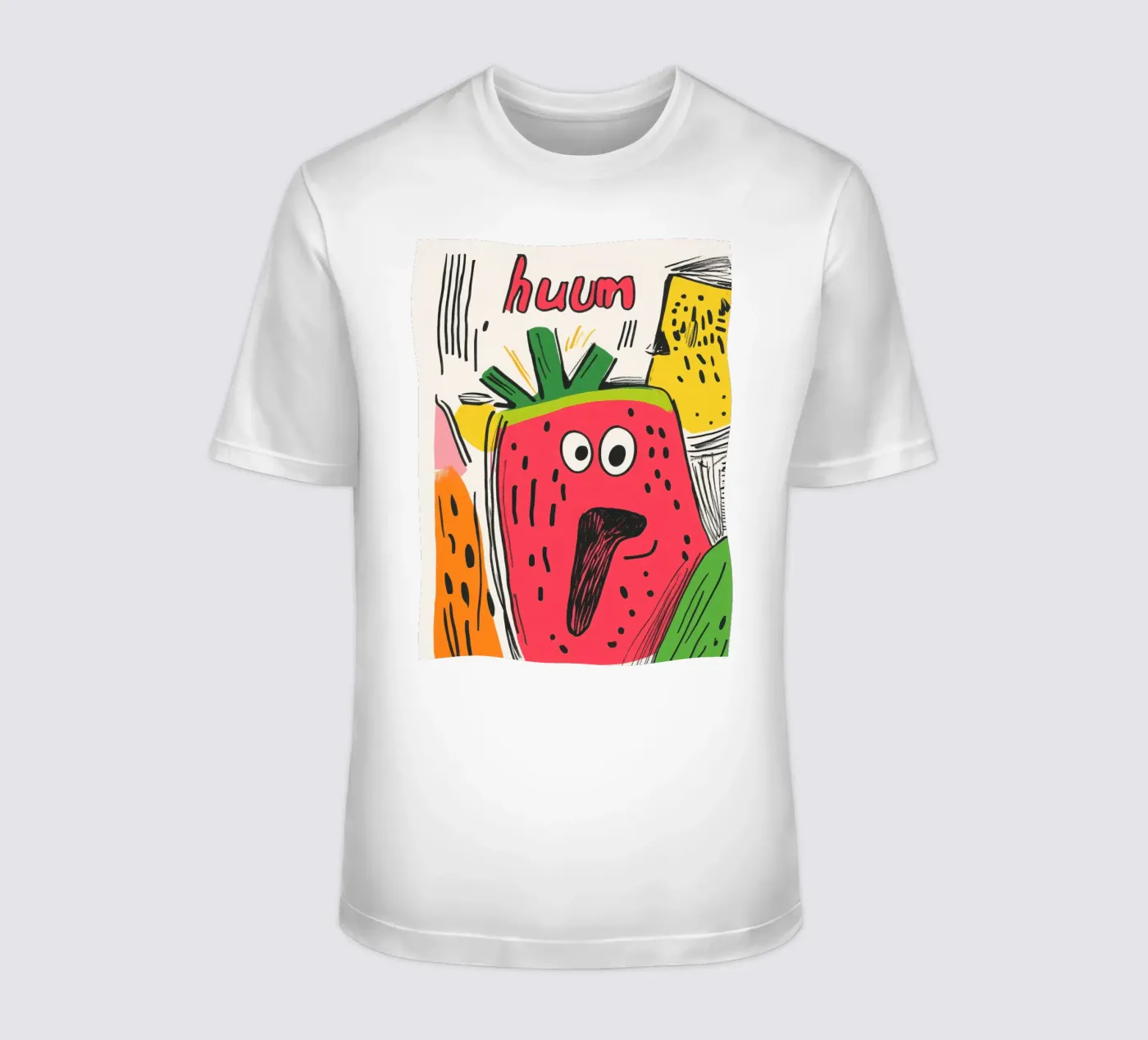 Hum Pastèque t-shirt de Pop and Fruits - Affiches & posters