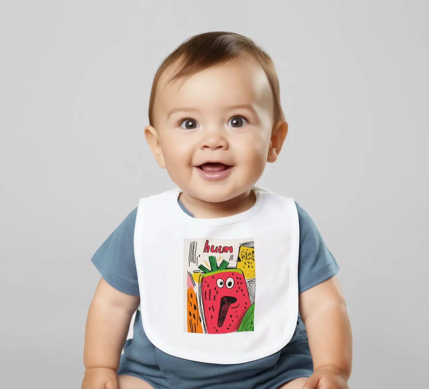 Hum Watermelon bavoir de Pop and Fruits - Affiches & posters