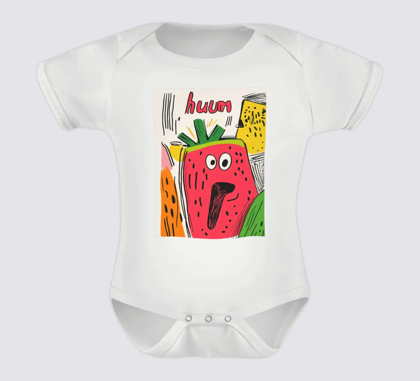 Hum Watermelon body bébé de Pop and Fruits - Affiches & posters