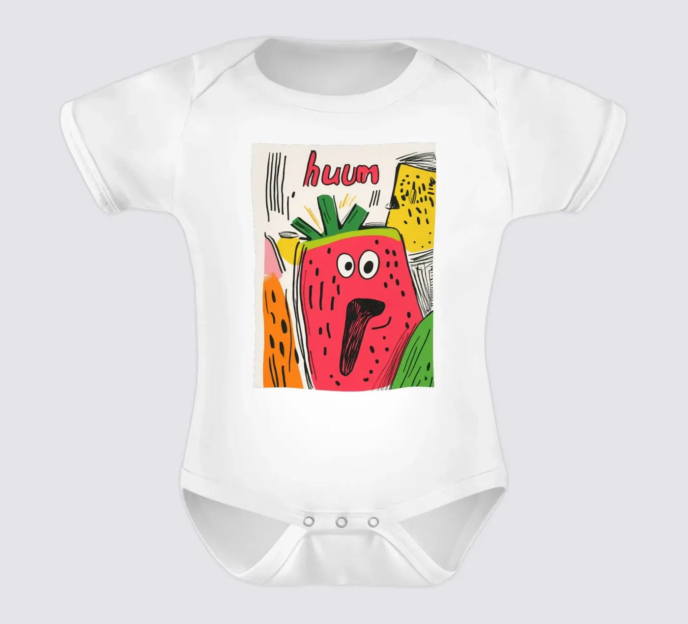 Hum Watermelon body bébé de Pop and Fruits - Affiches & posters