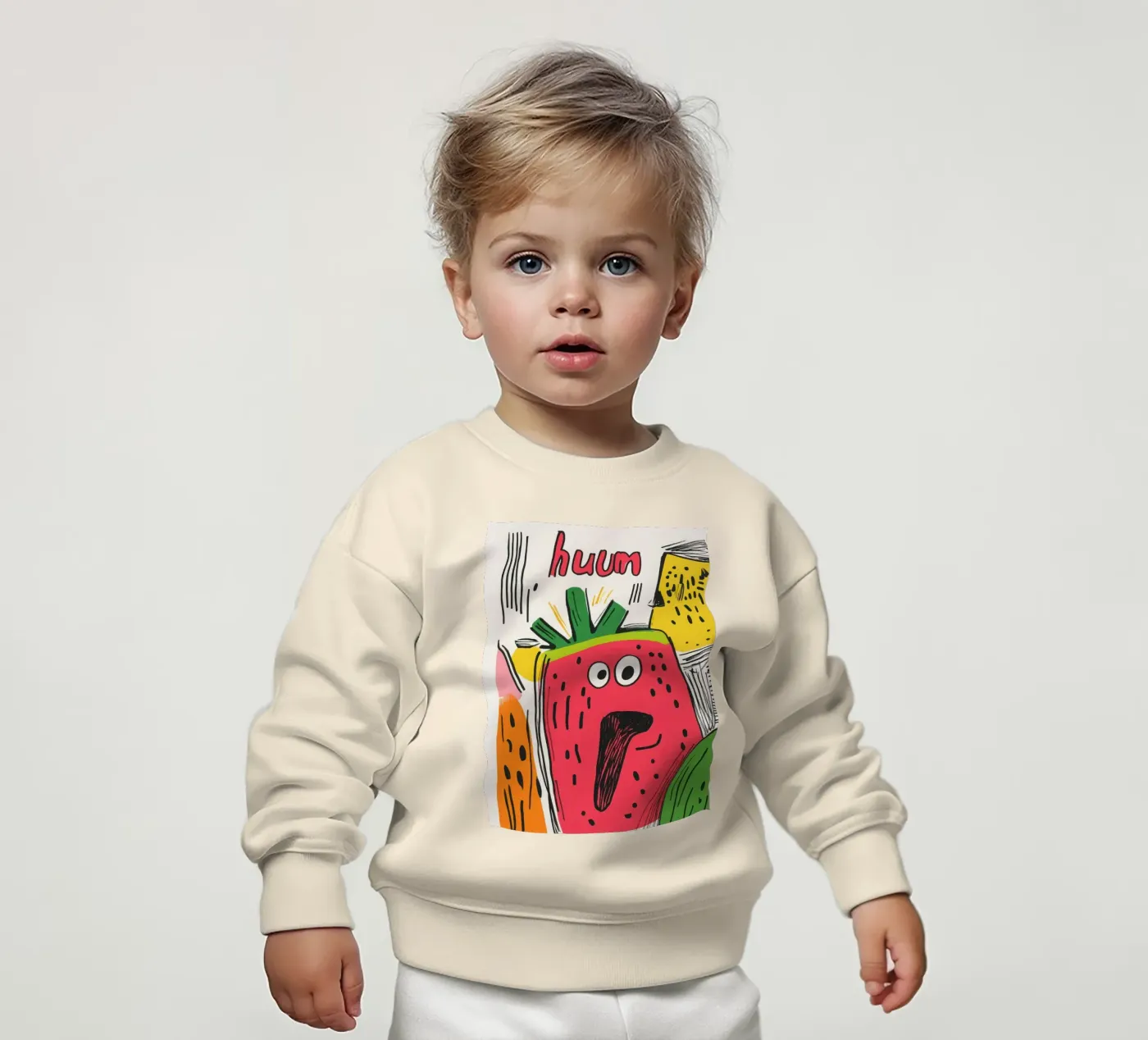 Hum Pastèque sweat pour bébé de Pop and Fruits - Affiches & posters