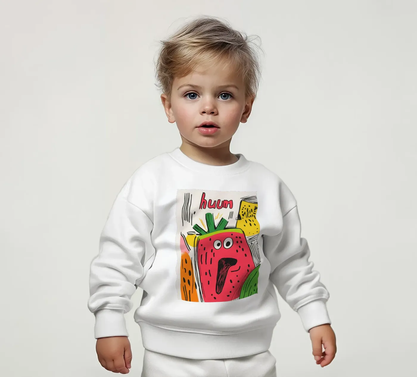 Hum Pastèque sweat pour bébé de Pop and Fruits - Affiches & posters