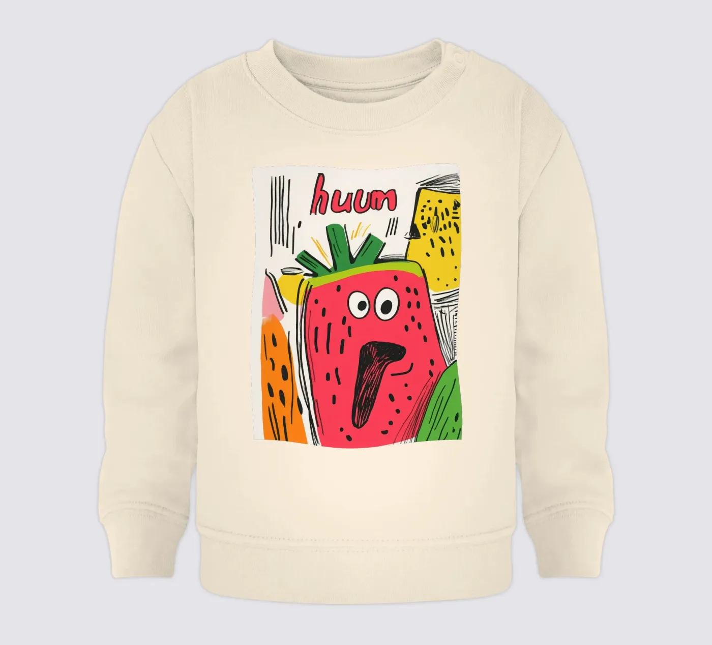 Hum Pastèque sweat pour bébé de Pop and Fruits - Affiches & posters