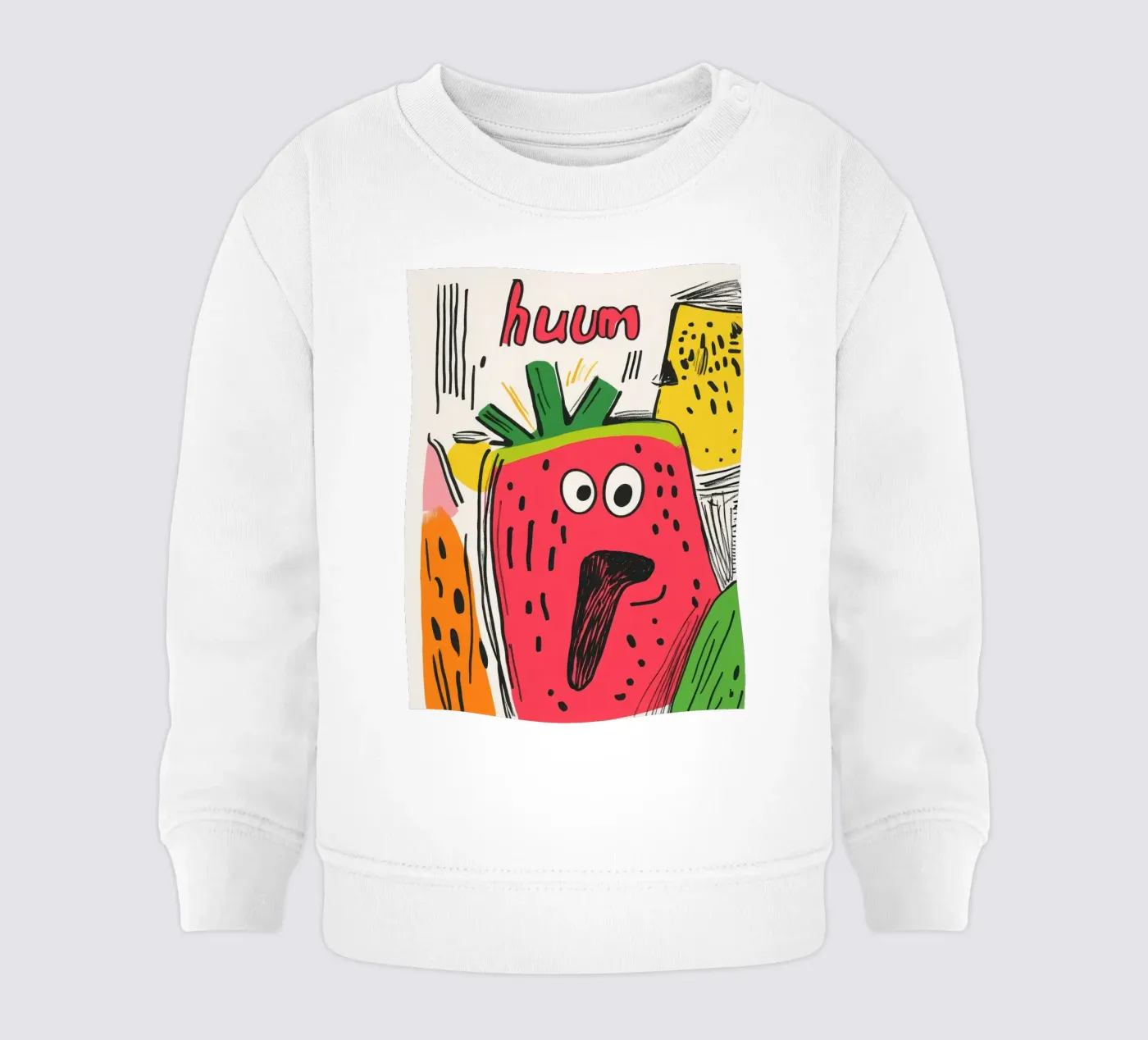 Hum Pastèque sweat pour bébé de Pop and Fruits - Affiches & posters