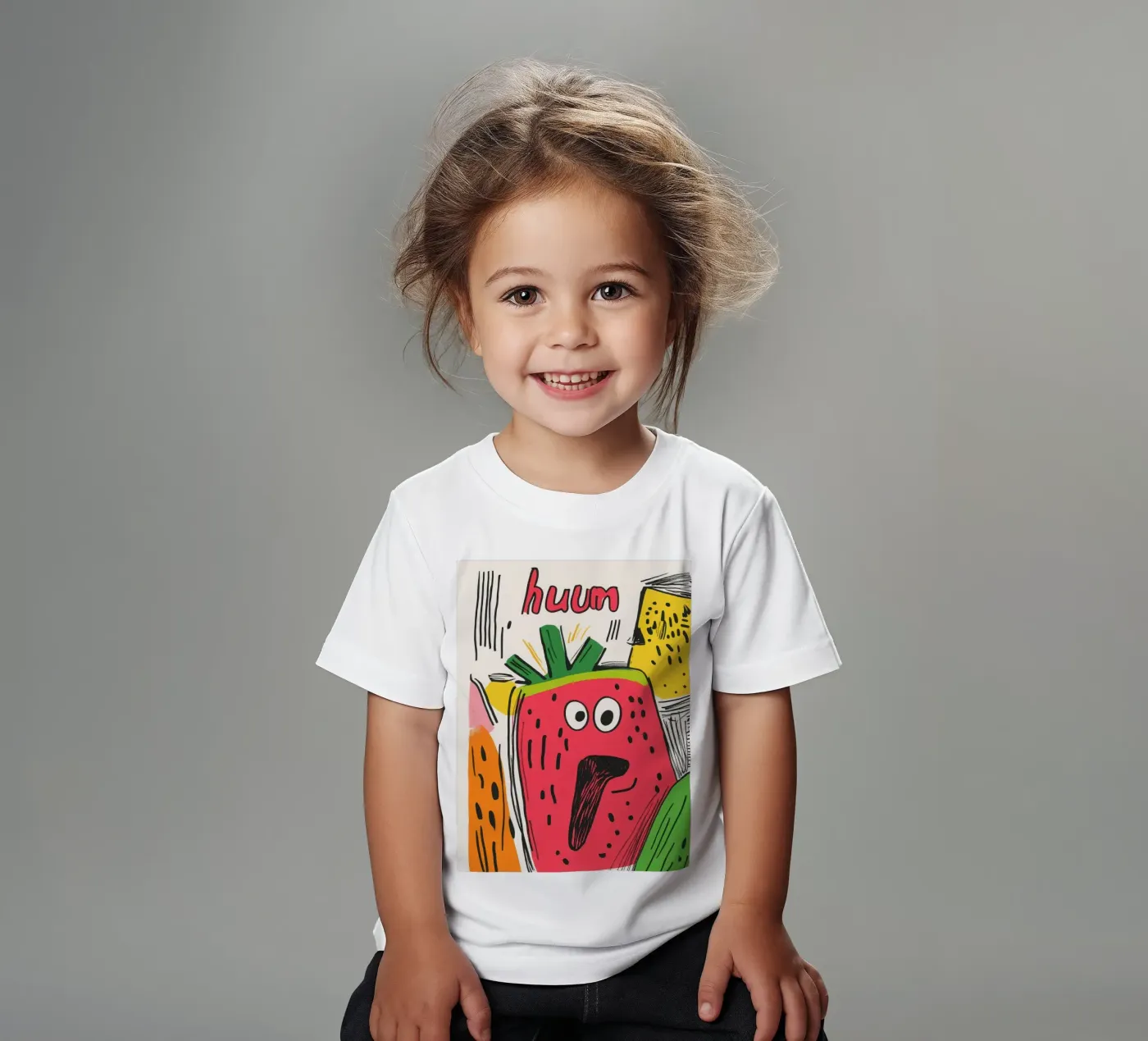 Hum Pastèque t-shirt enfant de Pop and Fruits - Affiches & posters