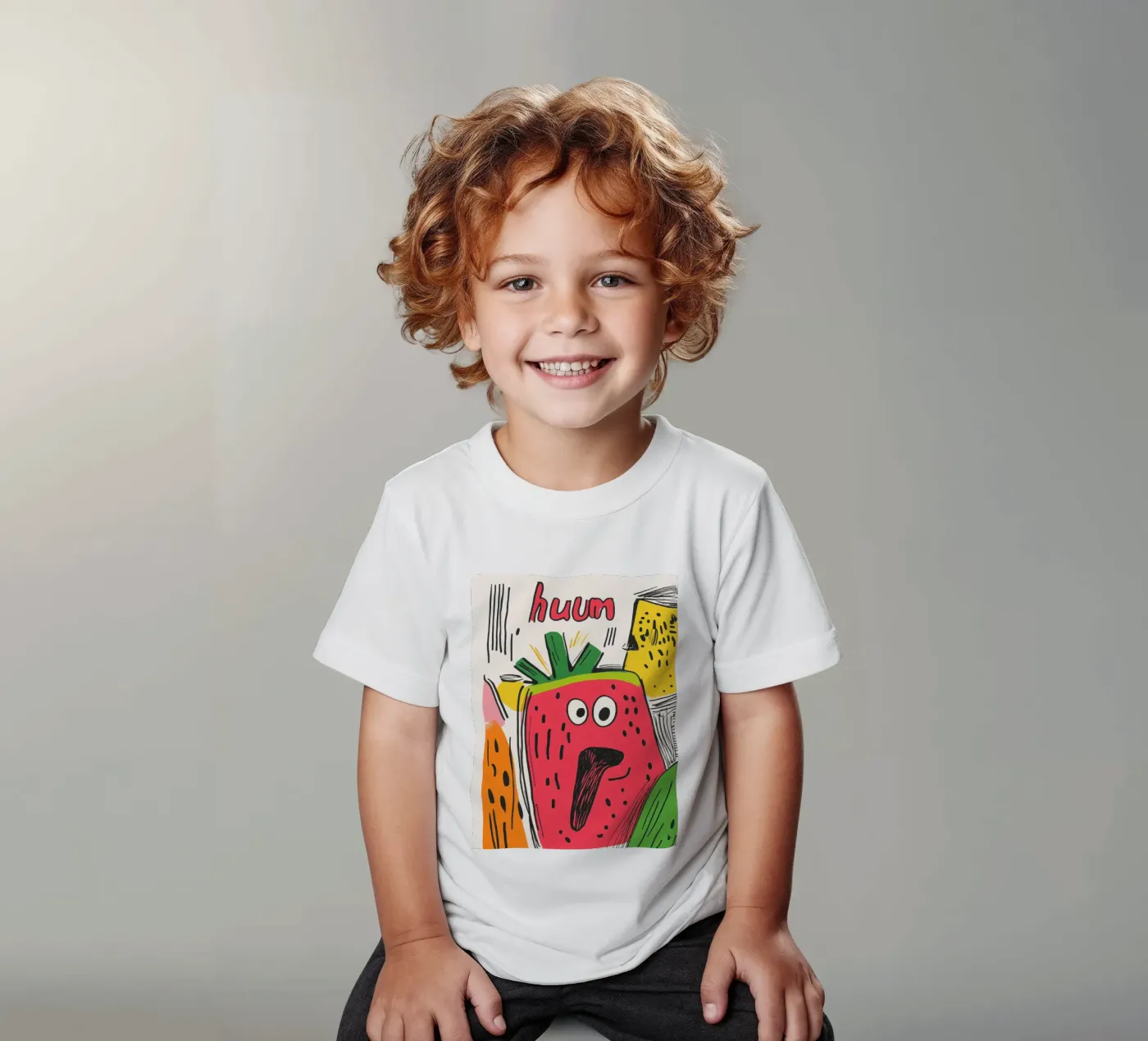 Hum Pastèque t-shirt enfant de Pop and Fruits - Affiches & posters