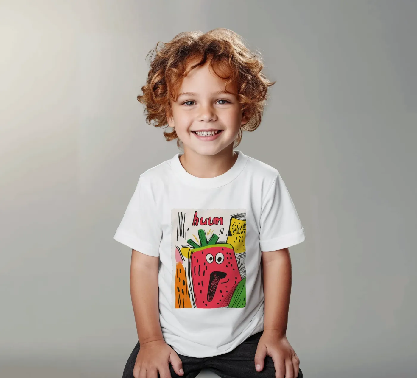 Hum Pastèque t-shirt enfant de Pop and Fruits - Affiches & posters