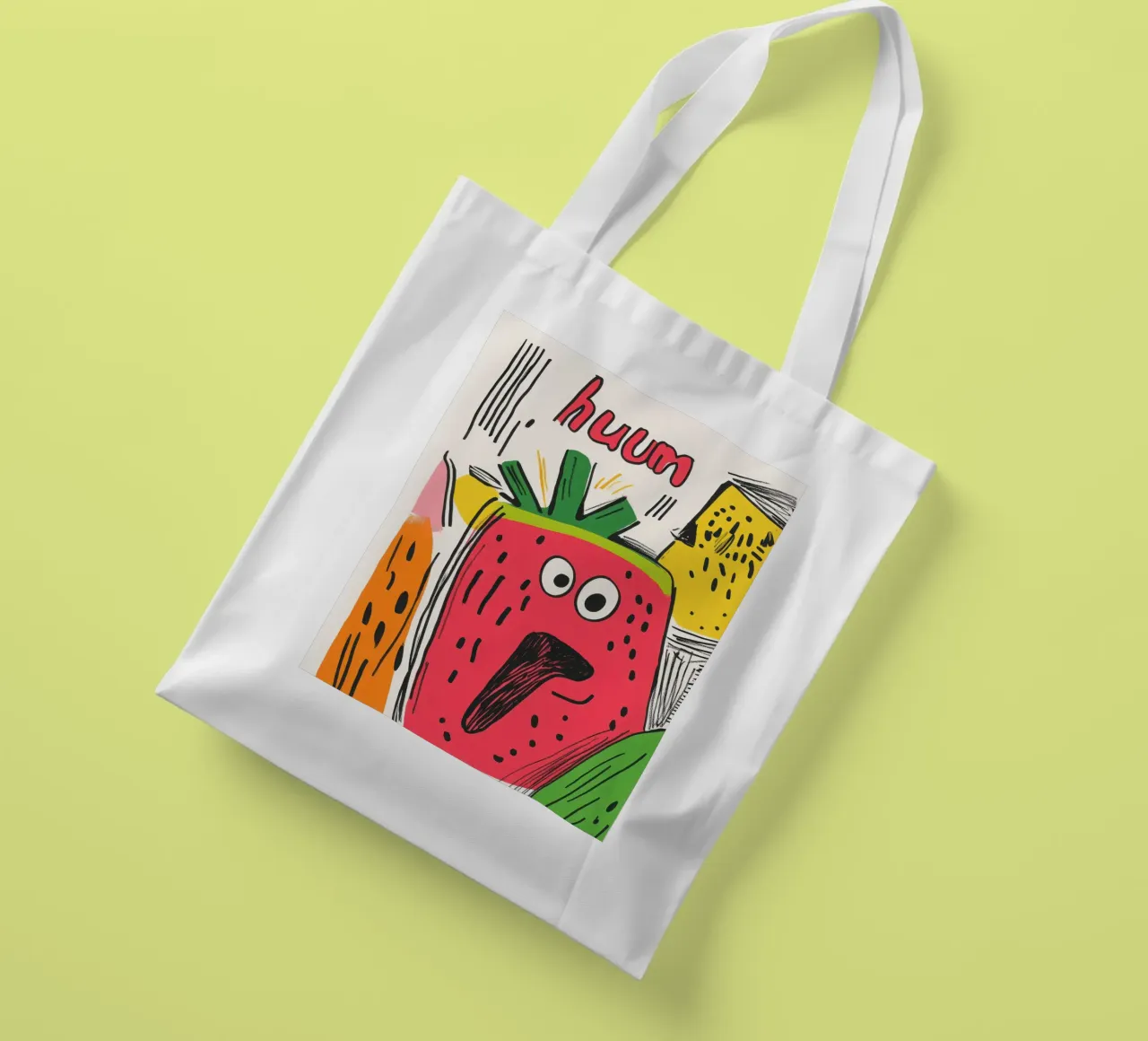 Hum Pastèque tote bag de Pop and Fruits - Affiches & posters