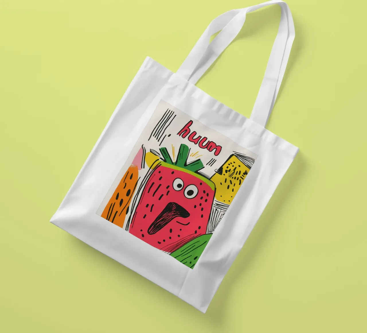 Hum Pastèque tote bag de Pop and Fruits - Affiches & posters