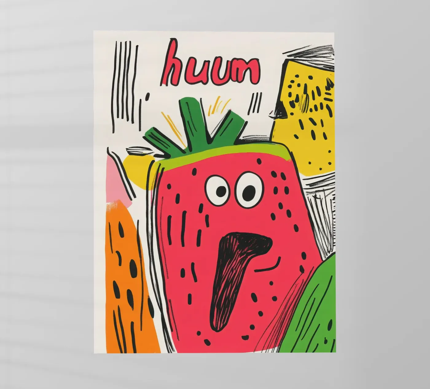 Watermeloen backlit folie van Pop and Fruits - Affiches & posters