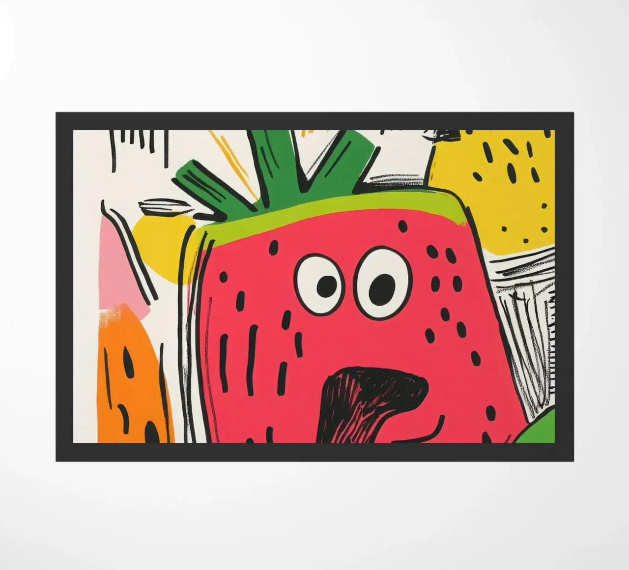 Hum Pastèque paillasson de Pop and Fruits - Affiches & posters