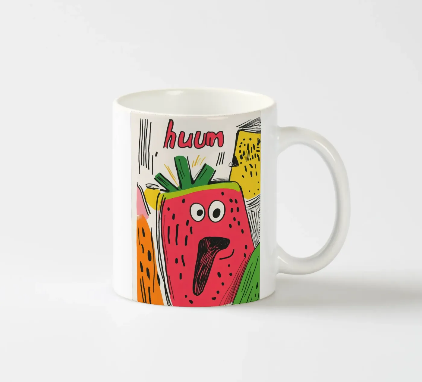 Hum Watermelon ceramic mug by Pop and Fruits - Affiches & posters