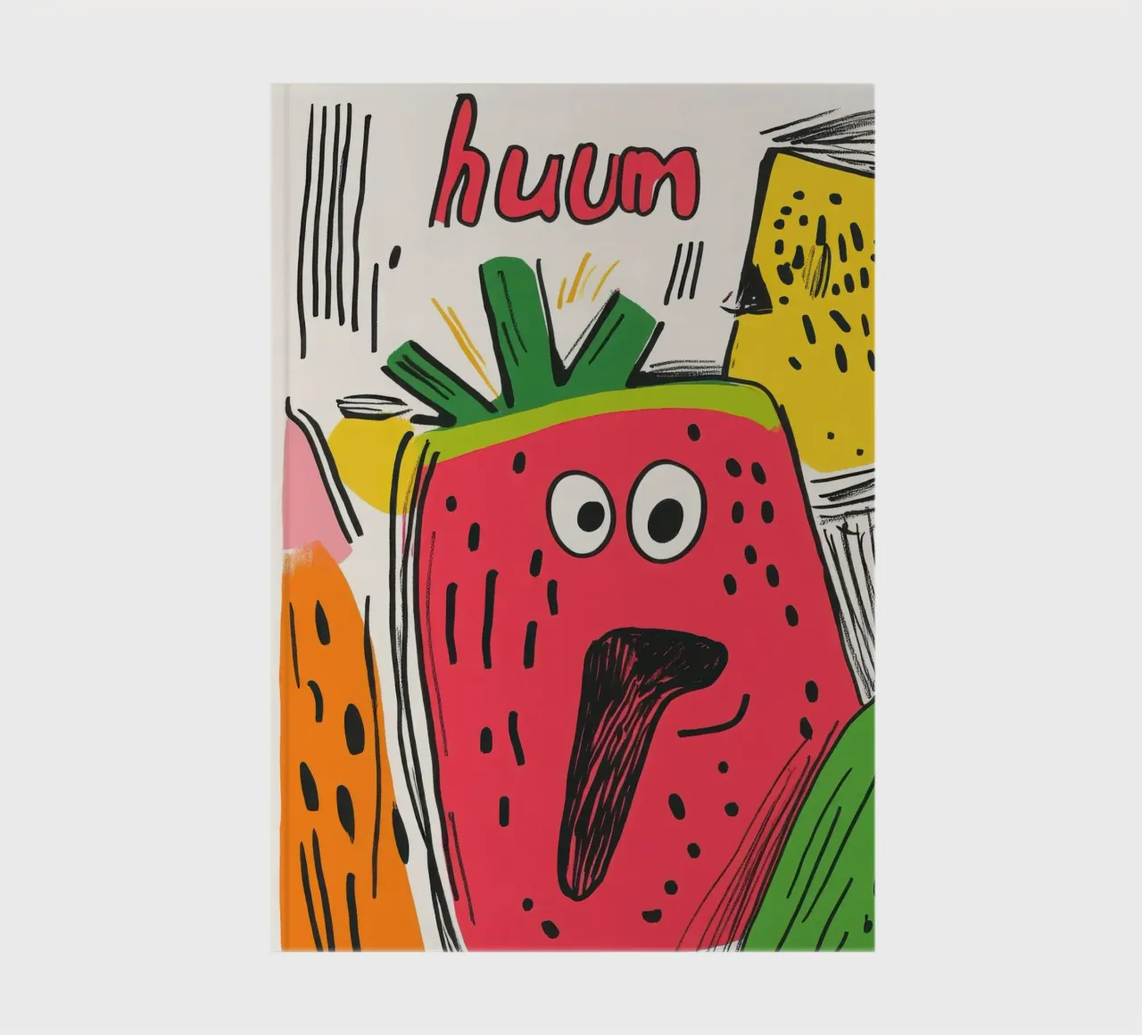 Hum Pastèque carnet de notes de Pop and Fruits - Affiches & posters