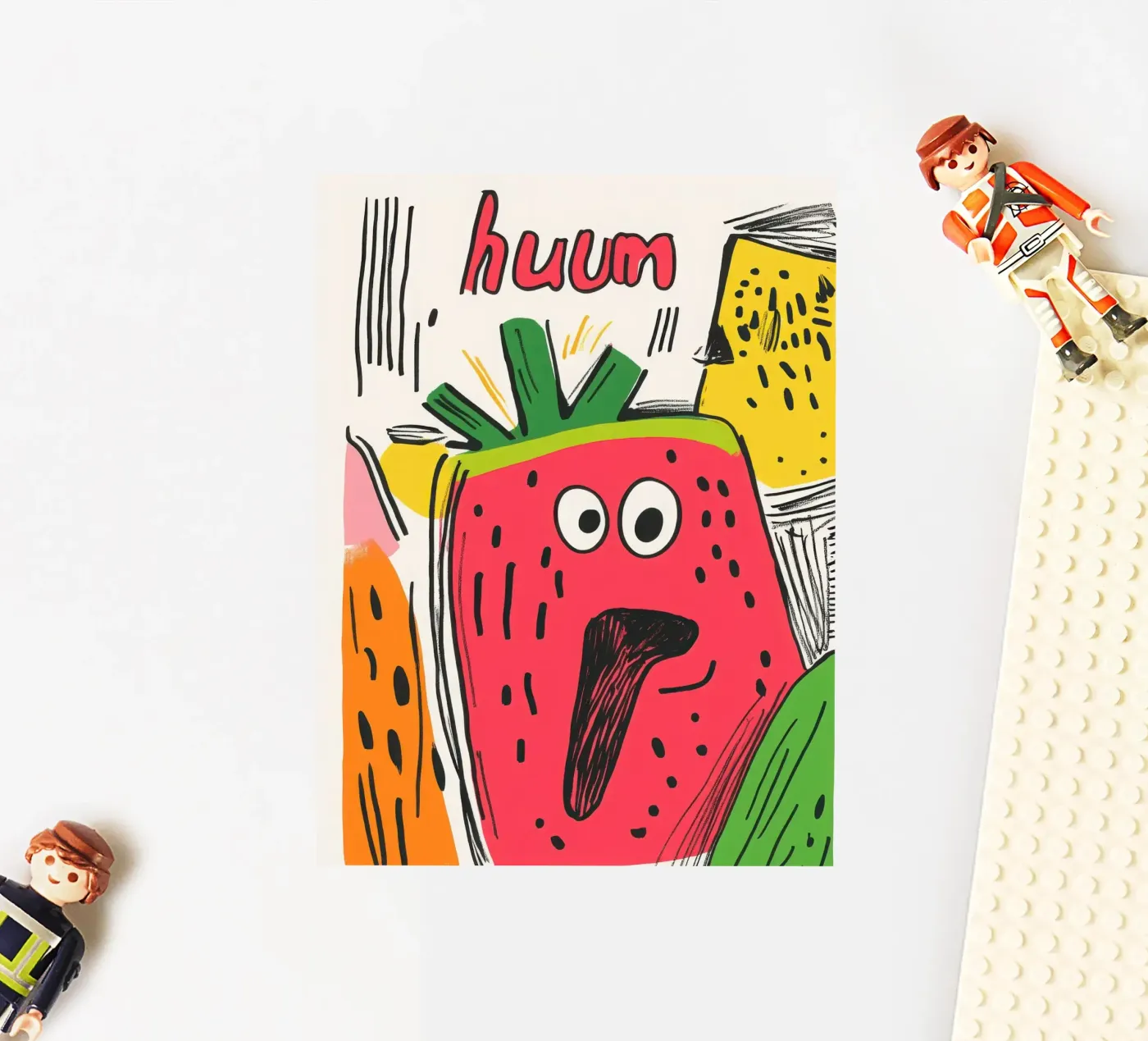 Hum Watermelon sticker by Pop and Fruits - Affiches & posters