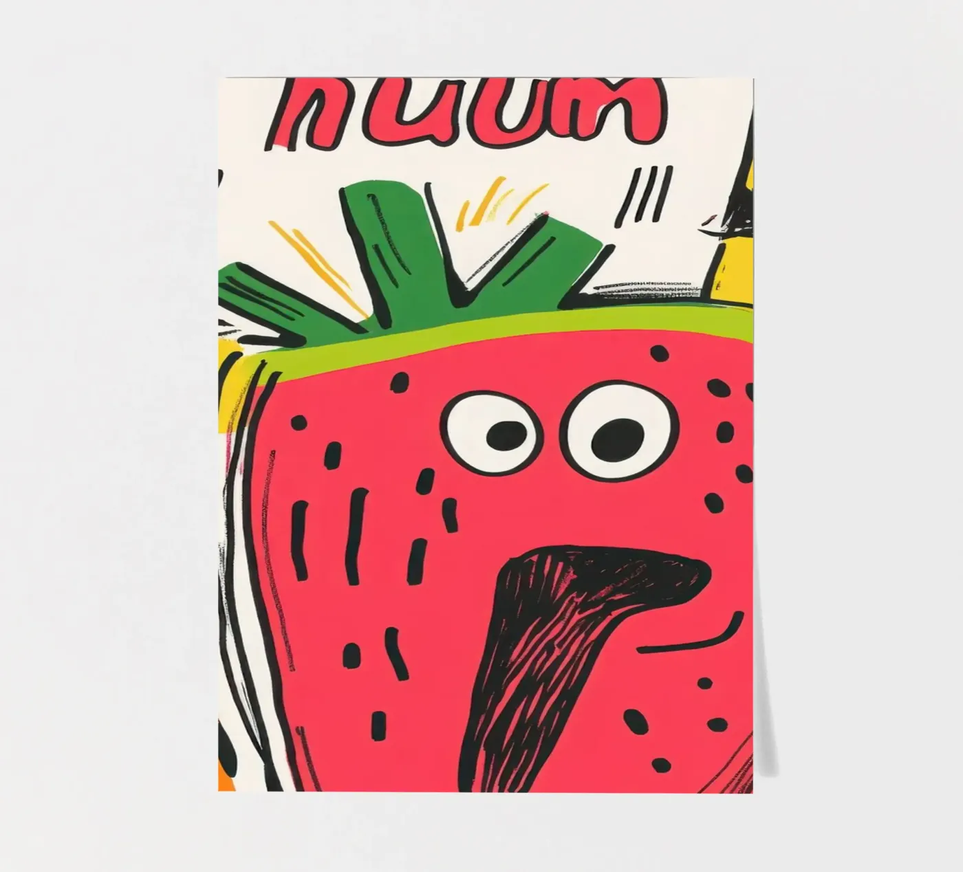 Hum Watermelon sticker sheet by Pop and Fruits - Affiches & posters