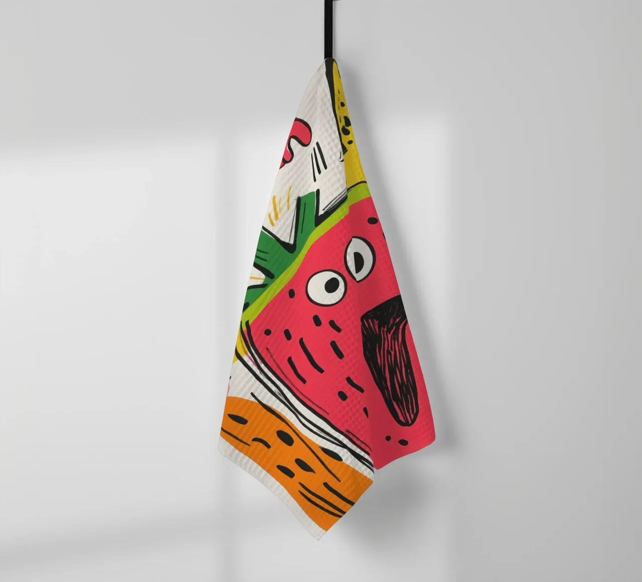 Hum Watermelon tea towel by Pop and Fruits - Affiches & posters