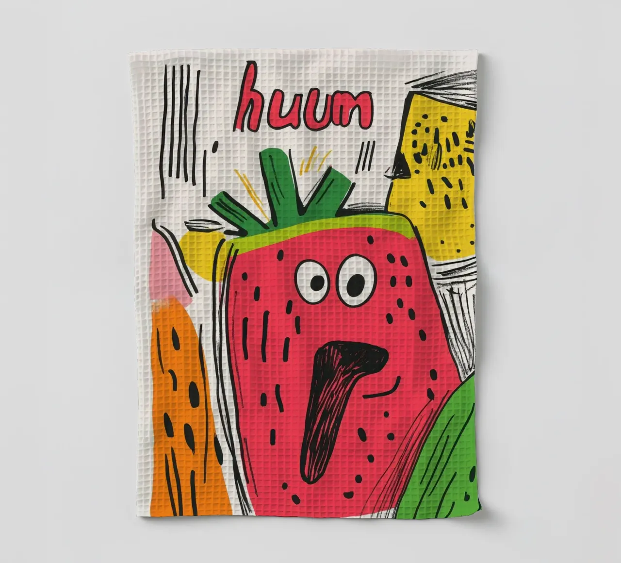 Hum Pastèque torchon de Pop and Fruits - Affiches & posters