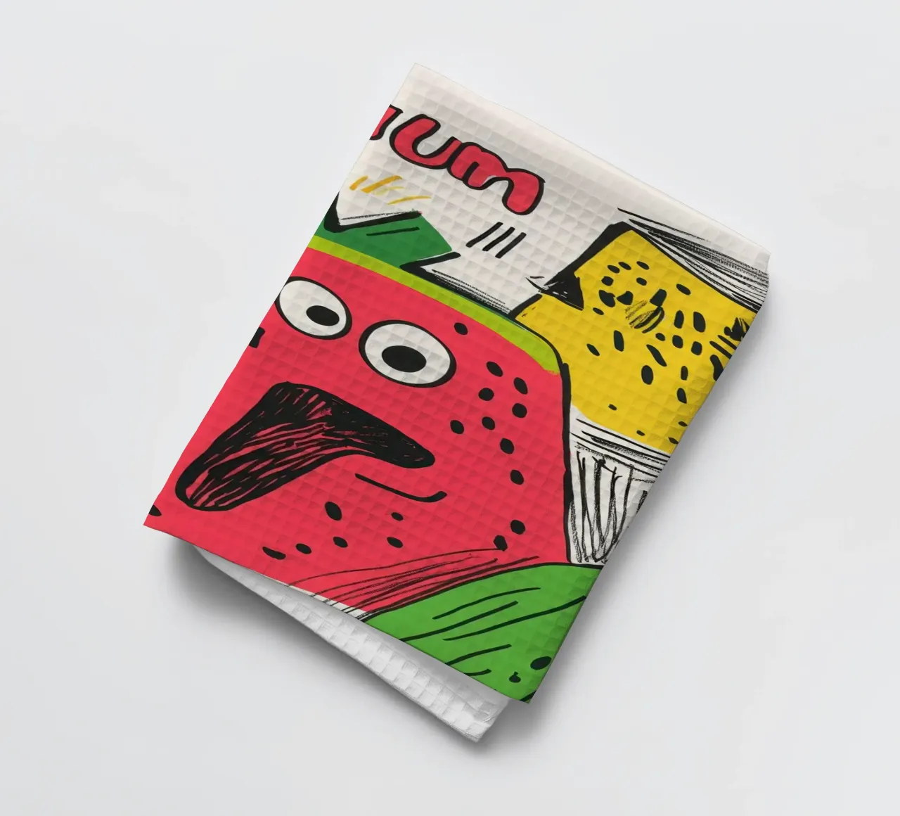 Hum Pastèque torchon de Pop and Fruits - Affiches & posters