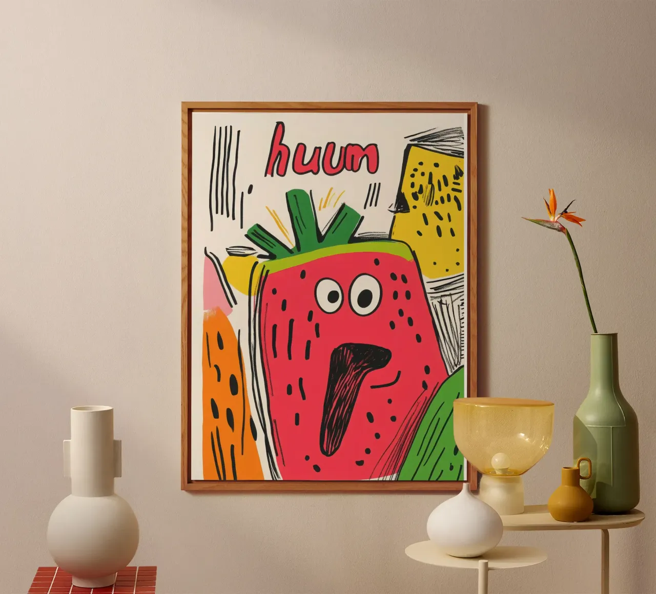 Hum Watermelon pannello forex da Pop and Fruits - Affiches & posters