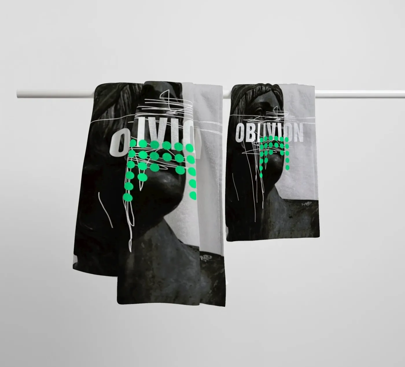 Oblivion badhanddoek van Frank Moth