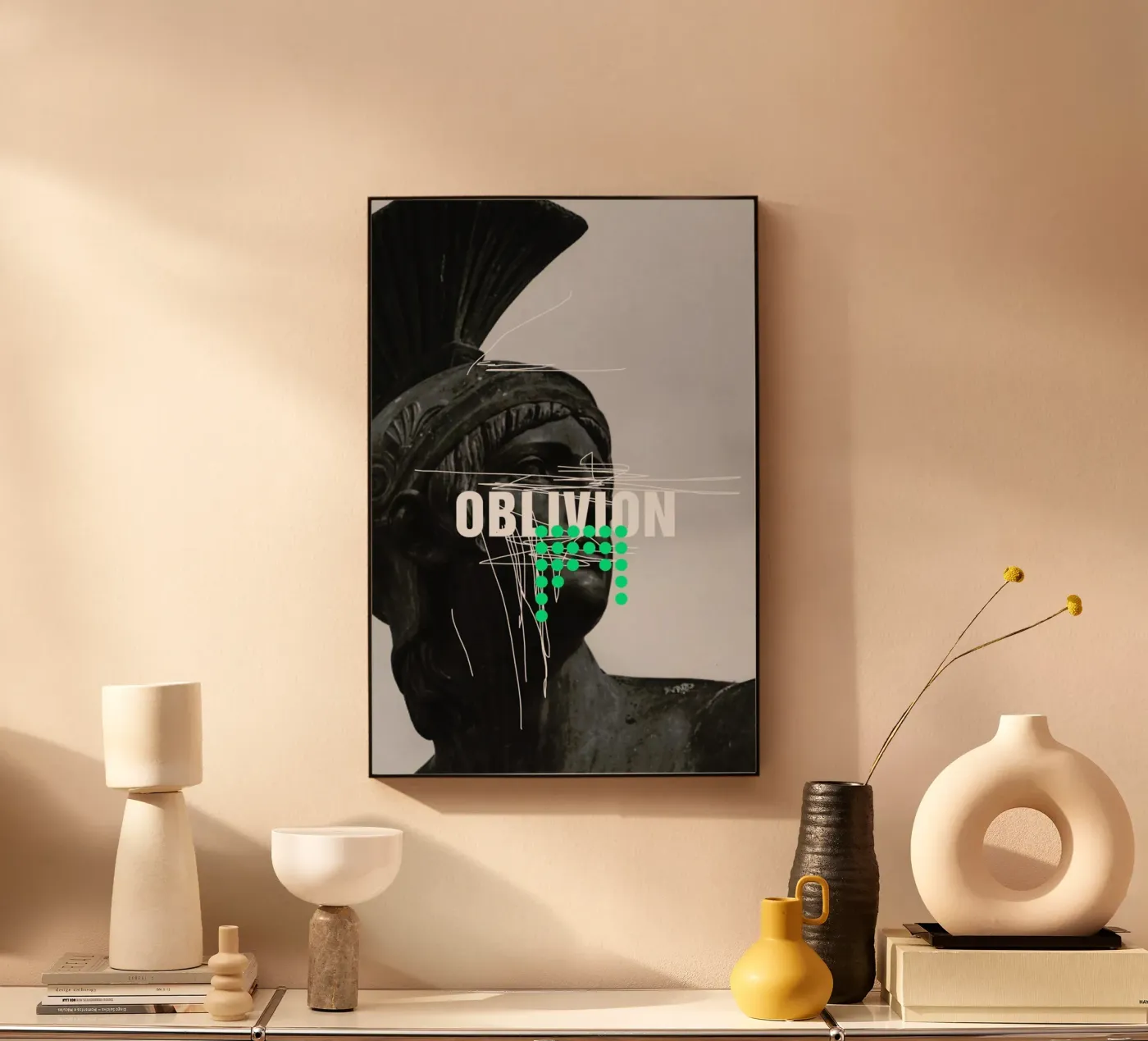 Oblivion acryl van Frank Moth