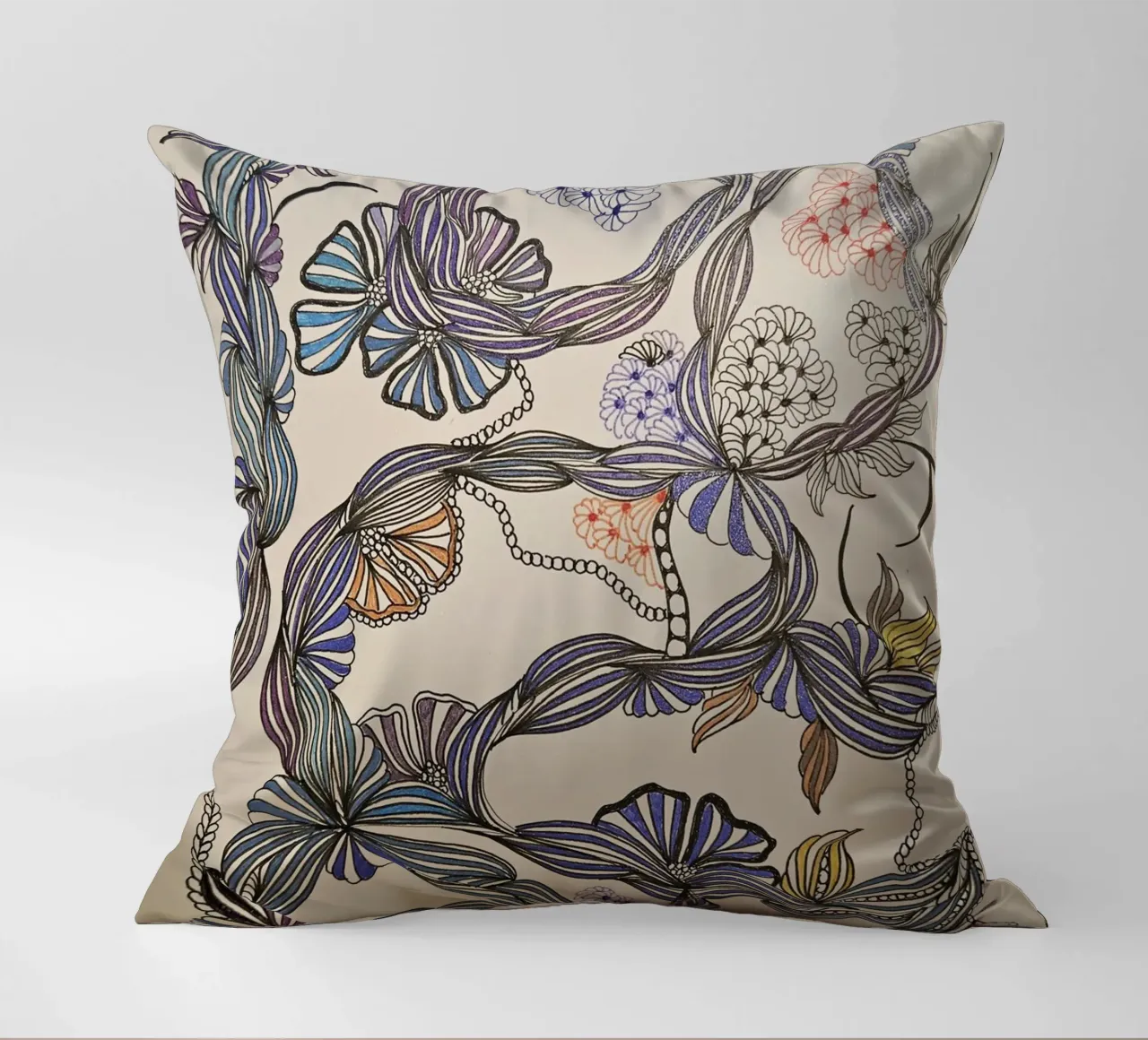 FLEURS DE L'AUBE cuscino da L'Atelier des merveilles