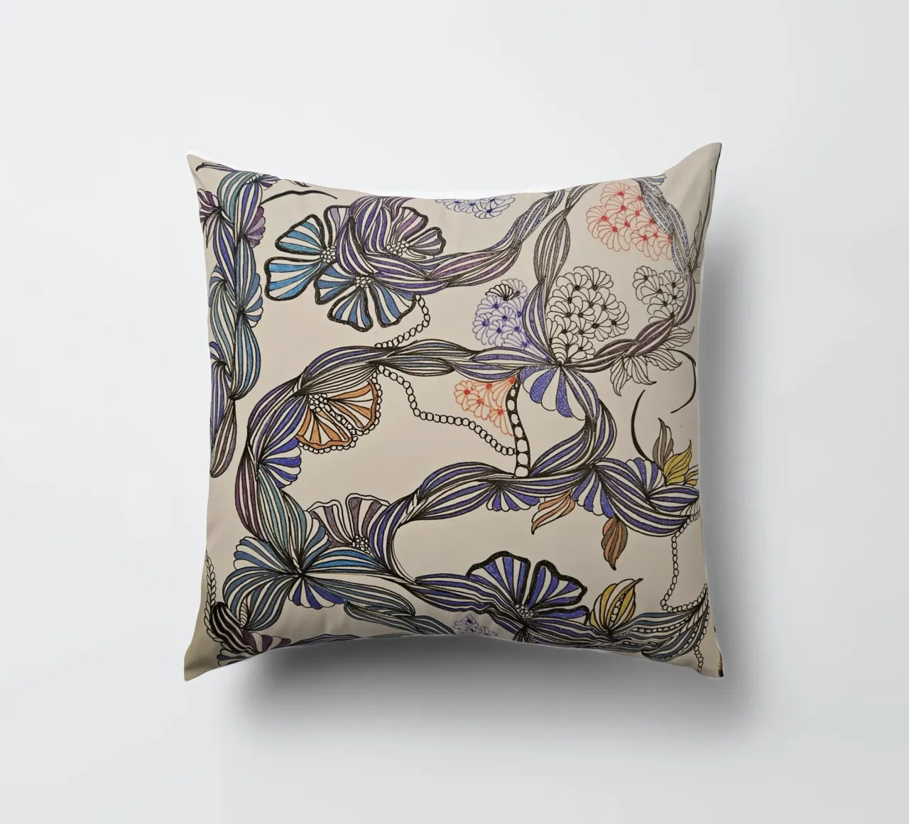 FLEURS DE L'AUBE cuscino da L'Atelier des merveilles