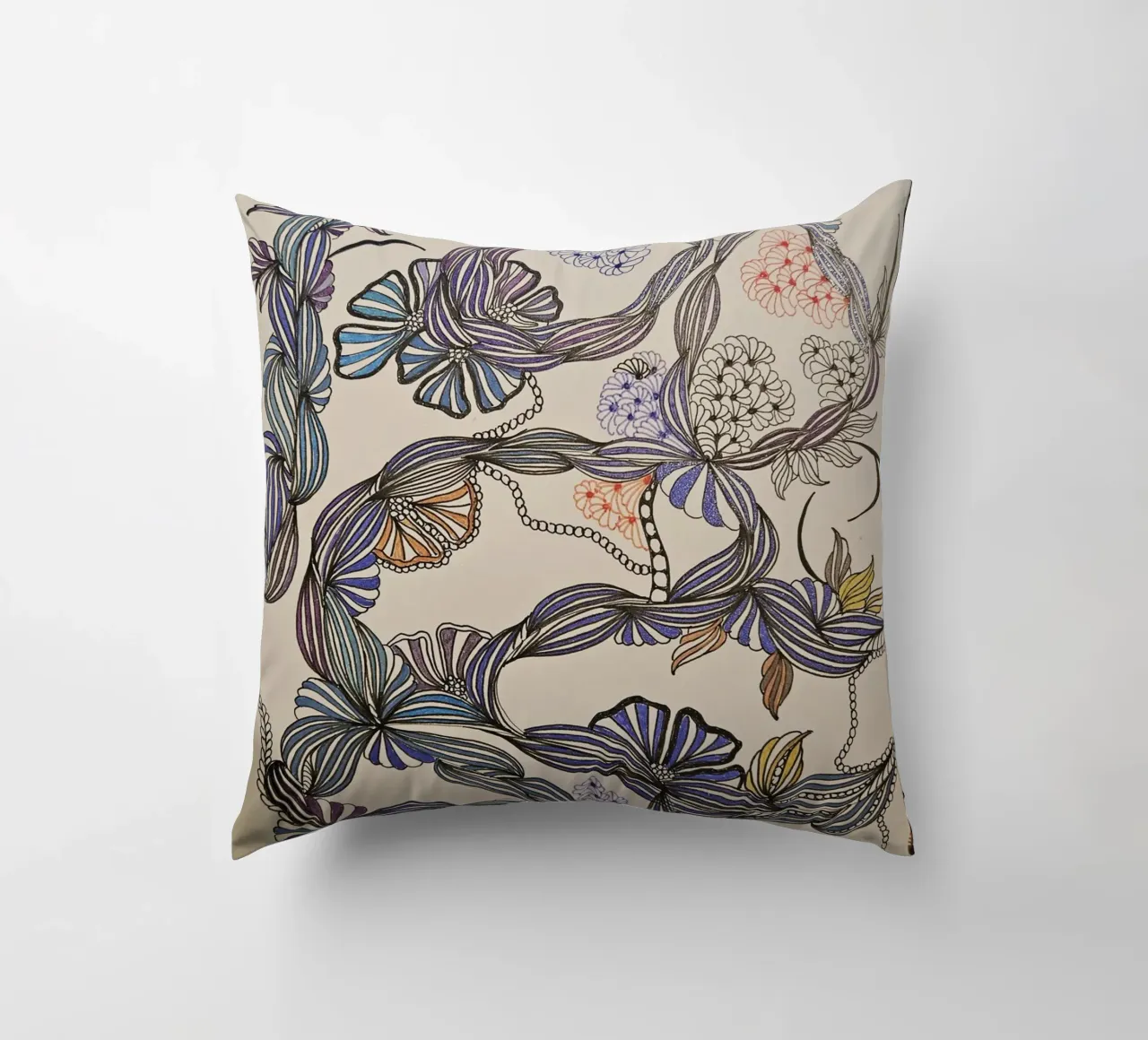 FLEURS DE L'AUBE cuscino da L'Atelier des merveilles