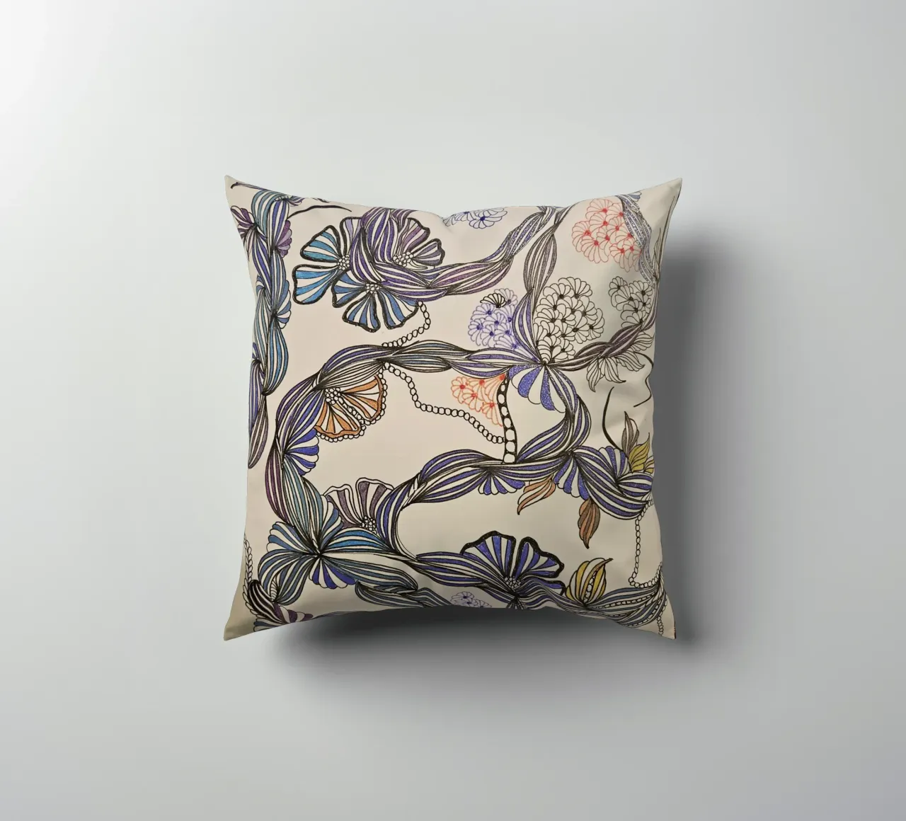 FLEURS DE L'AUBE cuscino da L'Atelier des merveilles