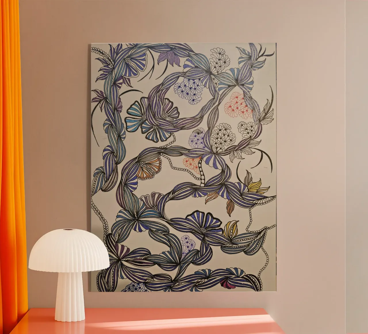 FLEURS DE L'AUBE plexiglass da L'Atelier des merveilles