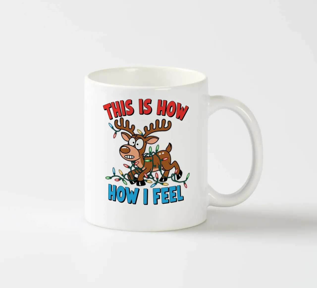 THIS IS HOW HOW I FEEL tazza in ceramica da edsonramosart