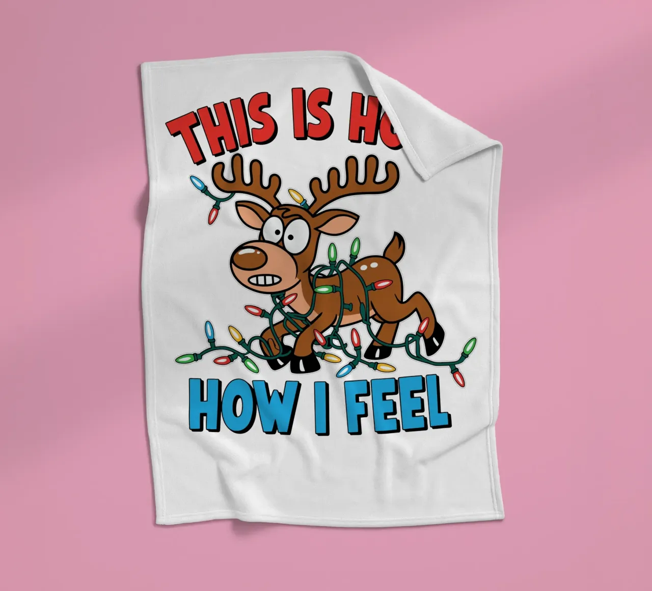 THIS IS HOW HOW I FEEL coperta in pile da edsonramosart