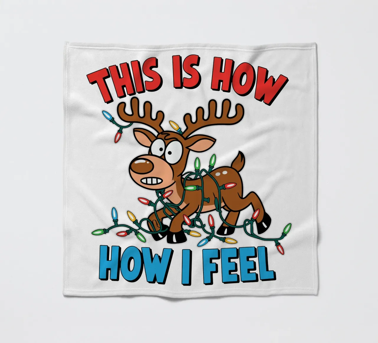 THIS IS HOW HOW I FEEL coperta in pile da edsonramosart