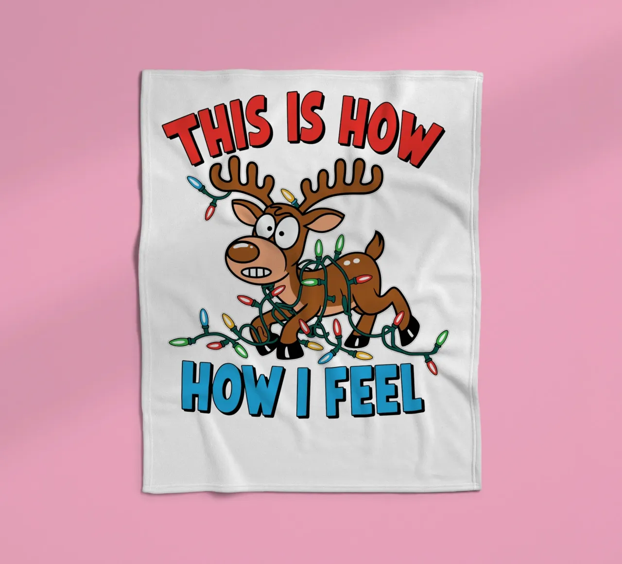 THIS IS HOW HOW I FEEL coperta in pile da edsonramosart