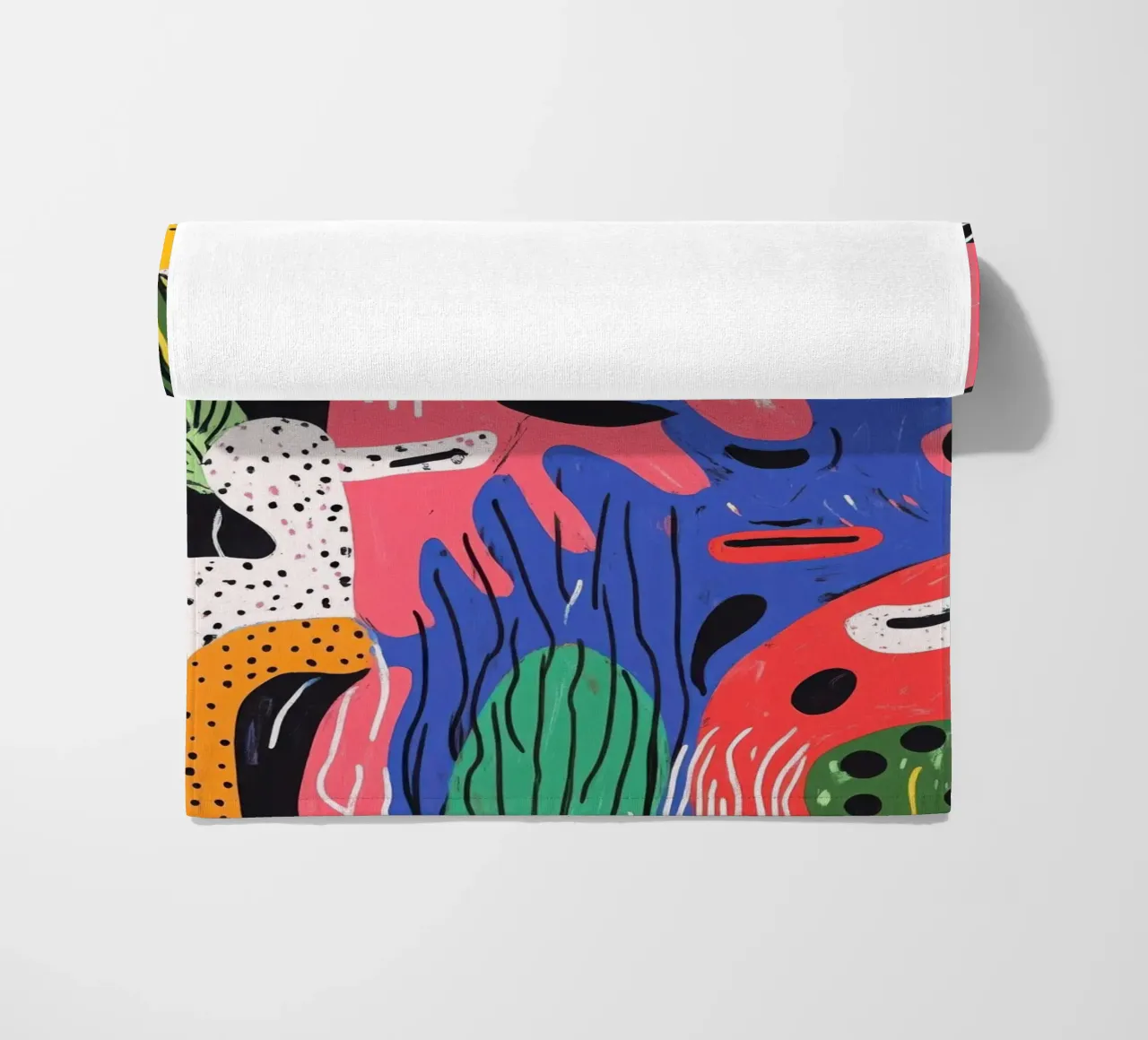 Paesaggio colorato di frutta telo mare da Pop and Fruits - Affiches & posters