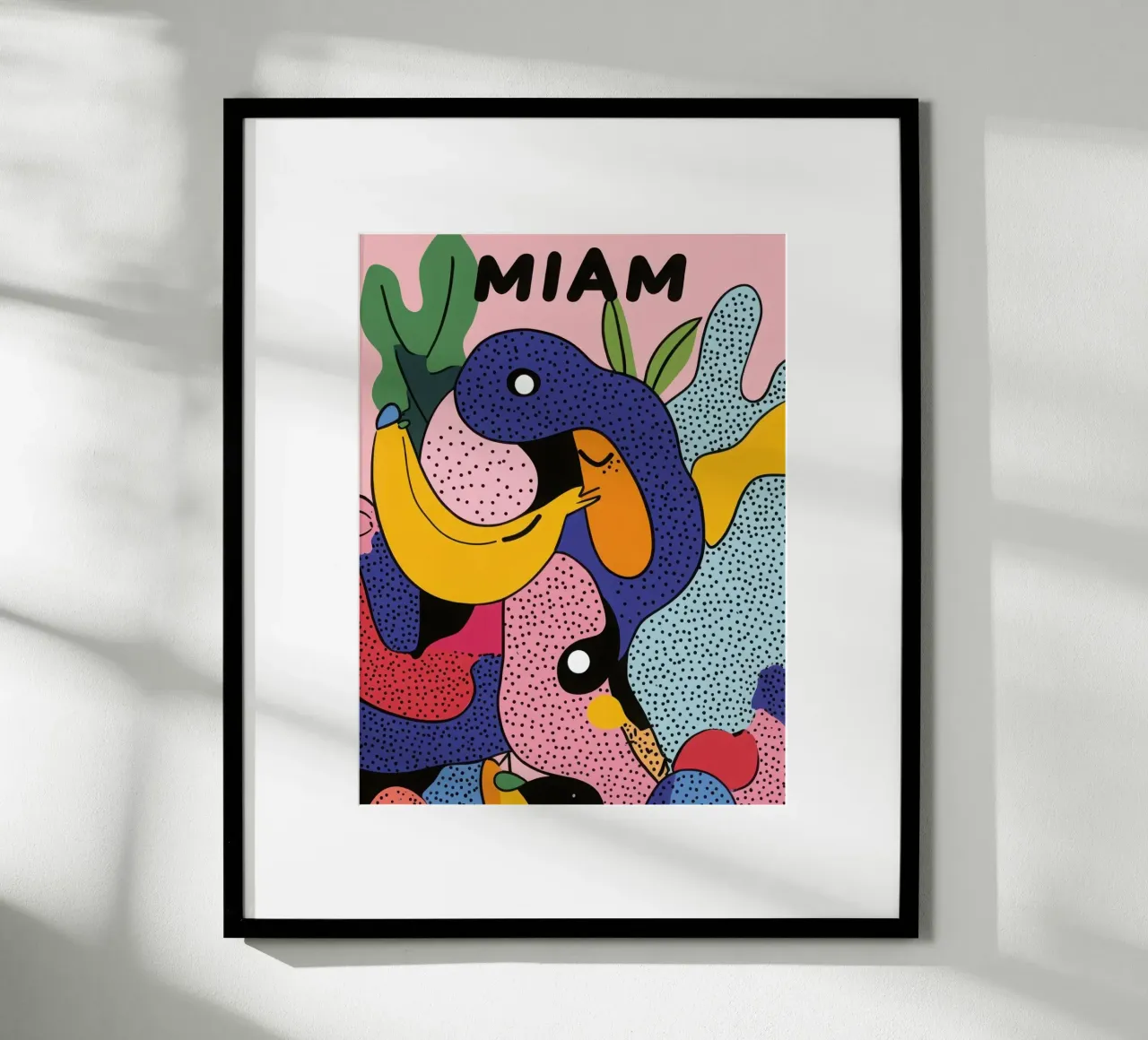 Mare di frutta poster con telaio in alluminio da Pop and Fruits - Affiches & posters