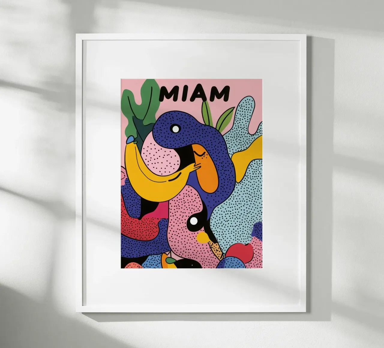 Mare di frutta poster con telaio in alluminio da Pop and Fruits - Affiches & posters