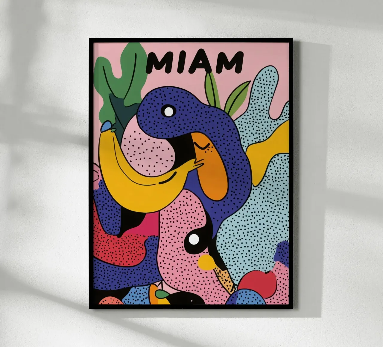 Mare di frutta poster con telaio in alluminio da Pop and Fruits - Affiches & posters