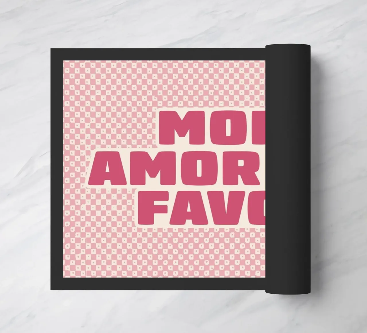 Più amore per favore zerbino da Malou-Studio