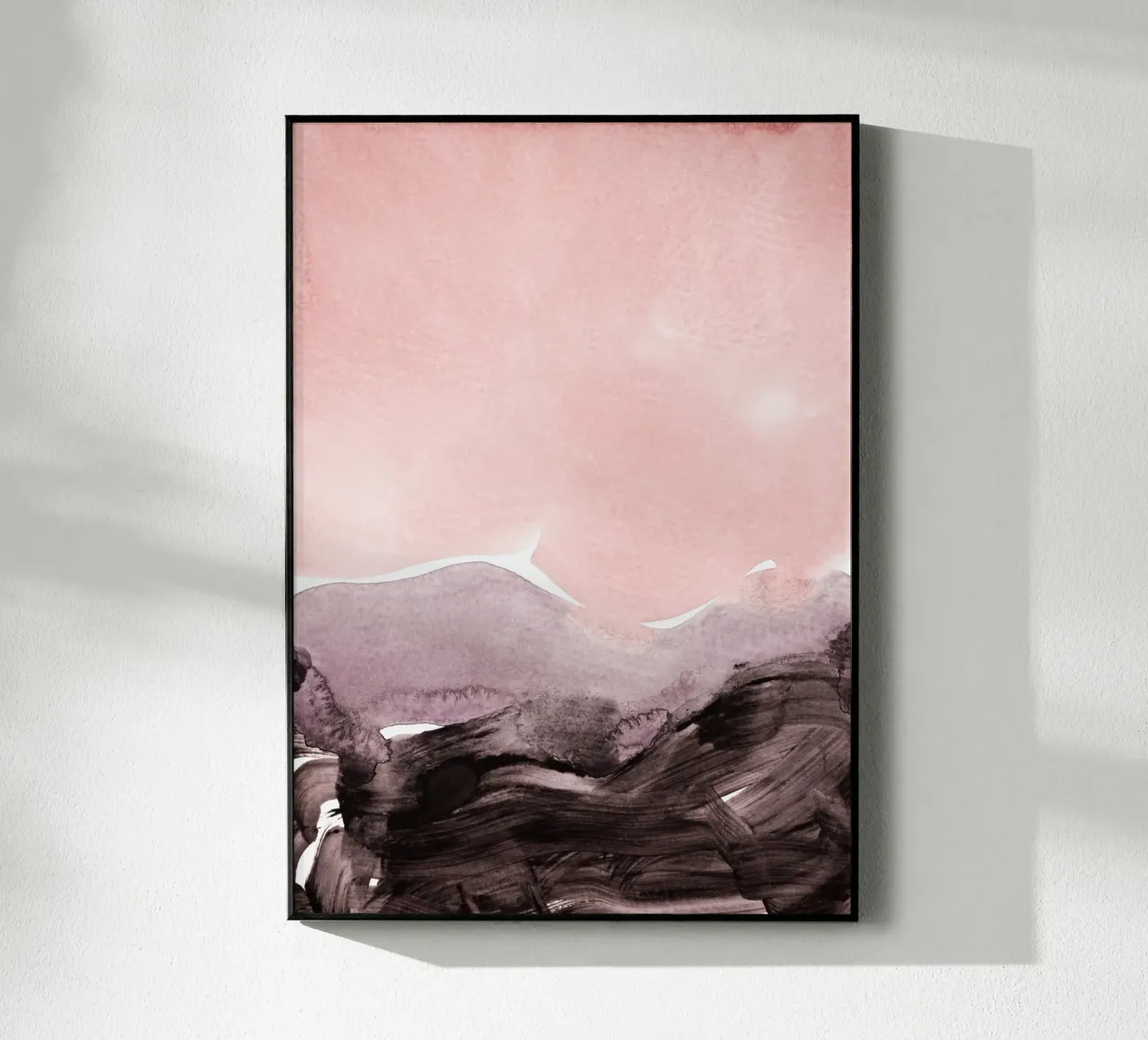 blush & mauve plexiglass da IRIS LEHNHARDT FINE ART