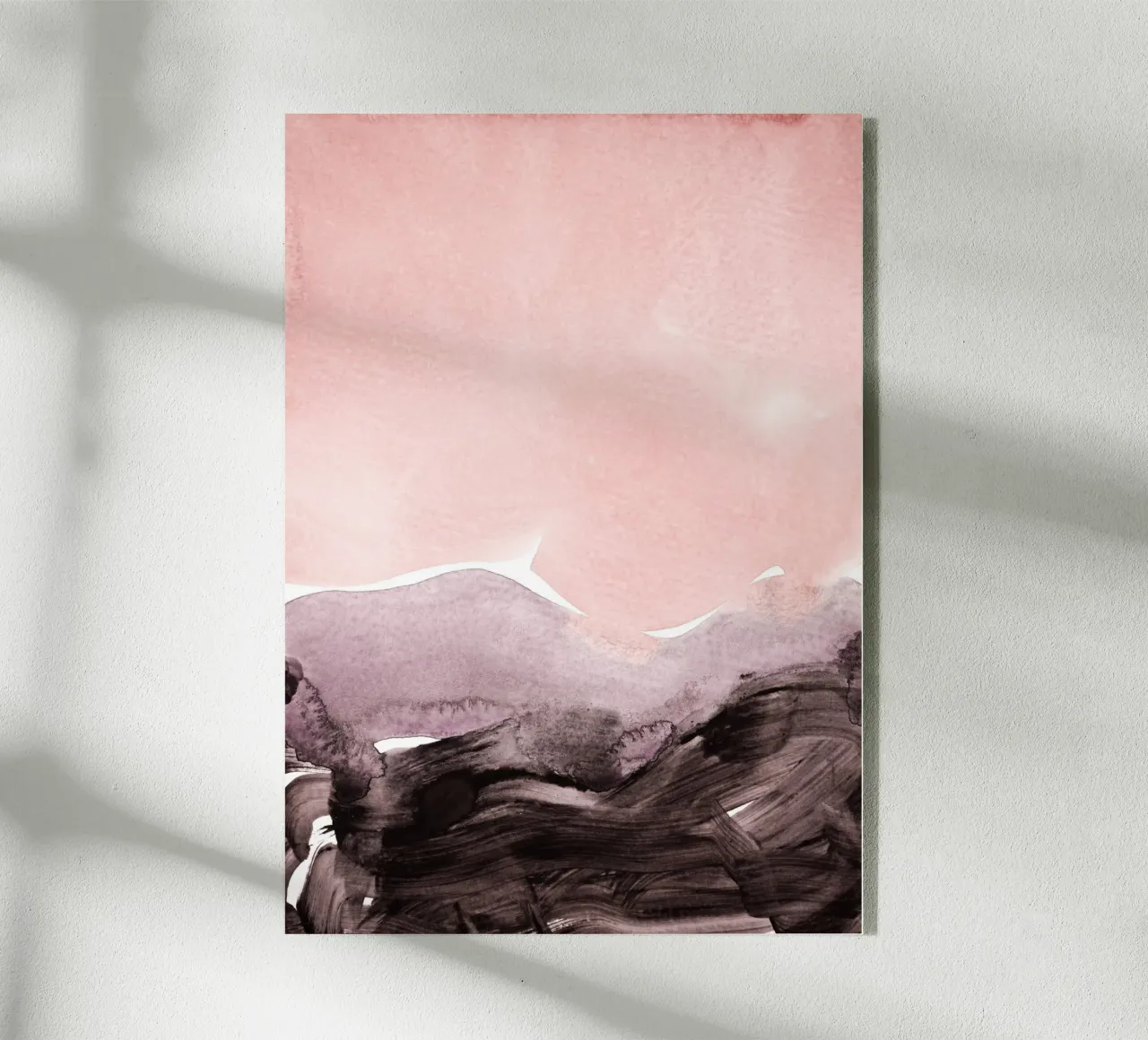 blush & mauve plexiglass da IRIS LEHNHARDT FINE ART