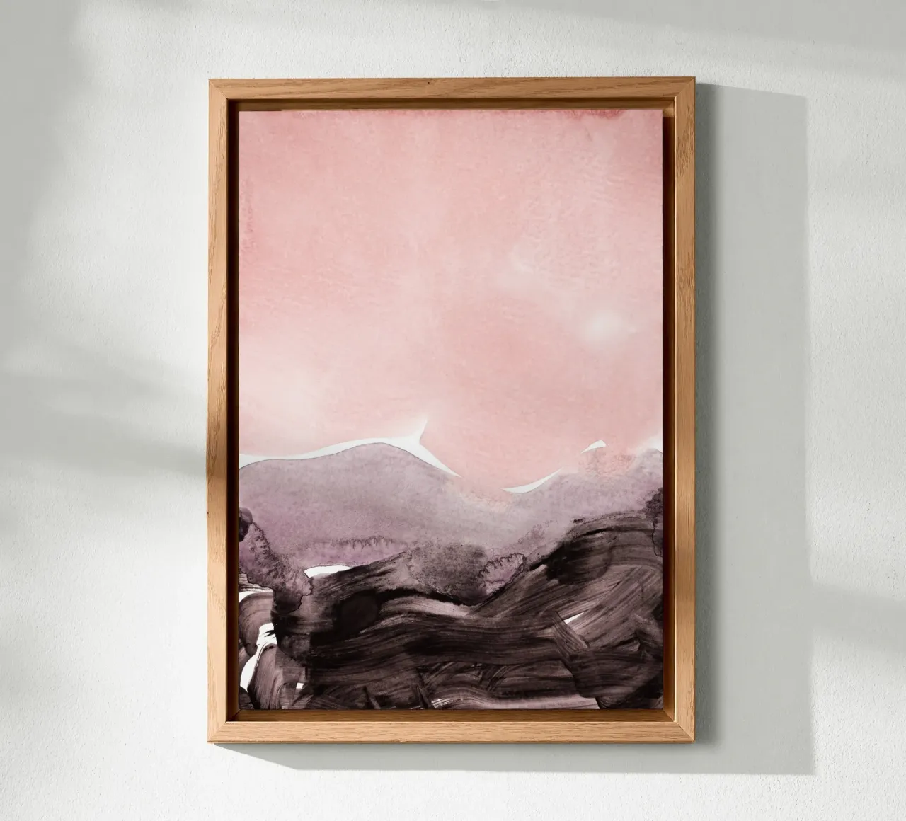 blush & mauve alluminio dibond da IRIS LEHNHARDT FINE ART