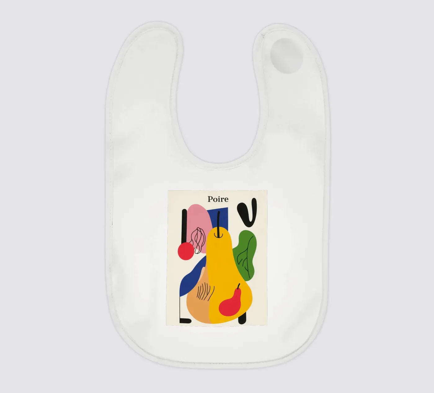 Pera geometrica bavaglino da Pop and Fruits - Affiches & posters