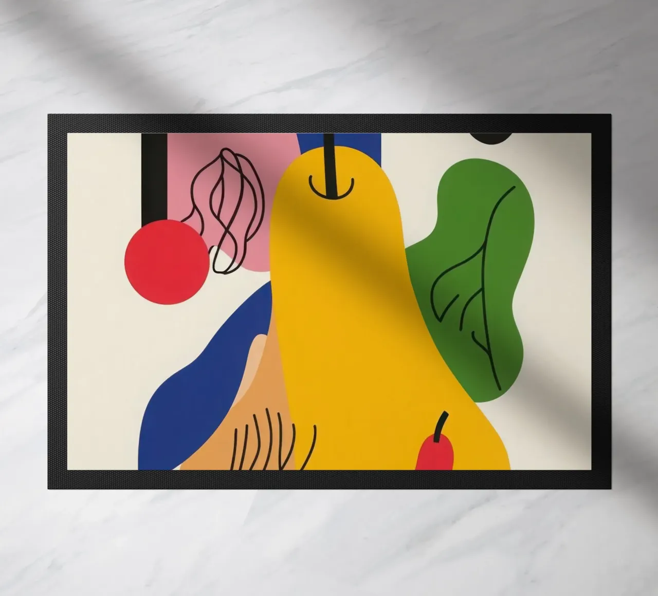 Pera geometrica zerbino da Pop and Fruits - Affiches & posters