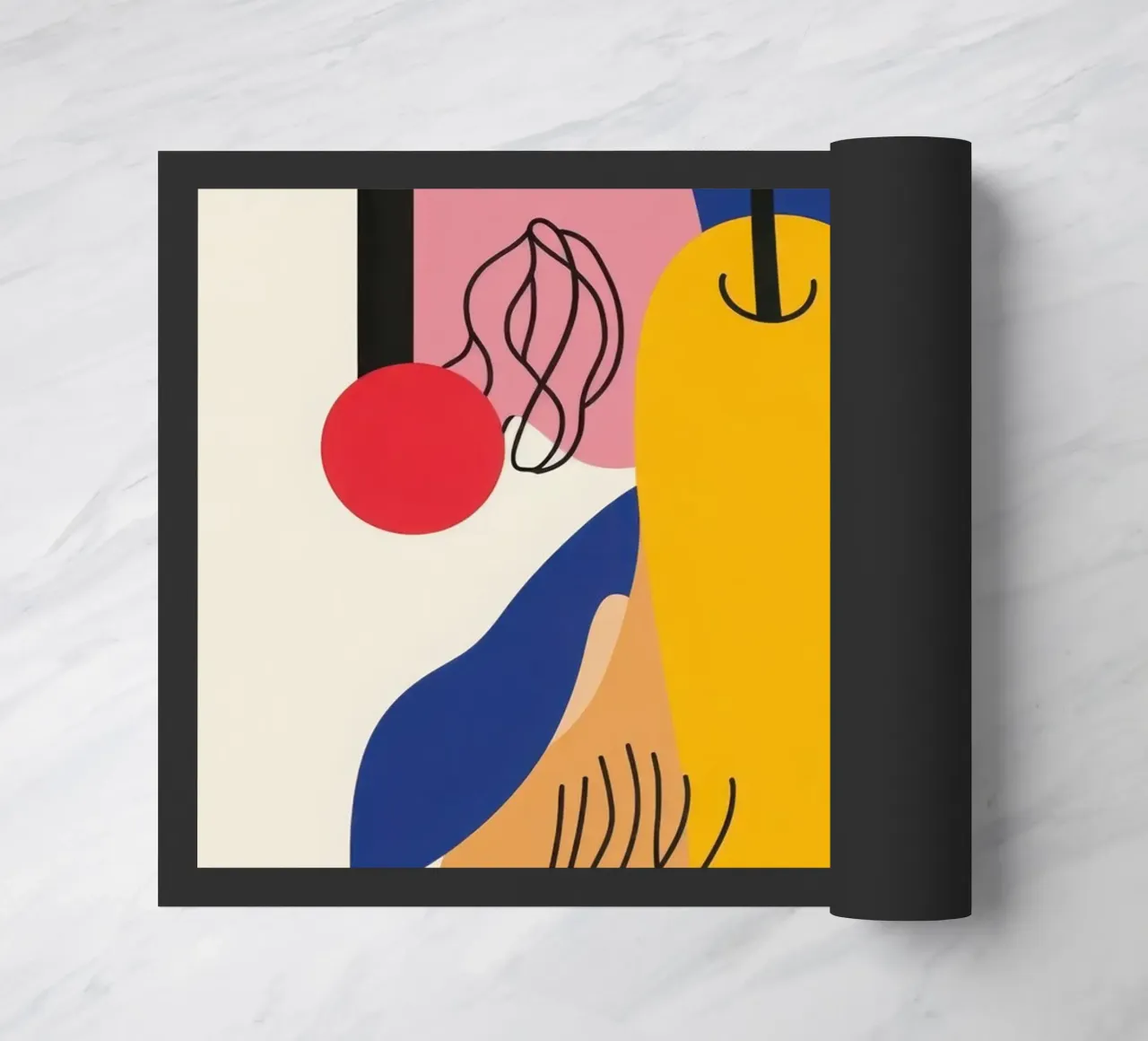 Pera geometrica zerbino da Pop and Fruits - Affiches & posters